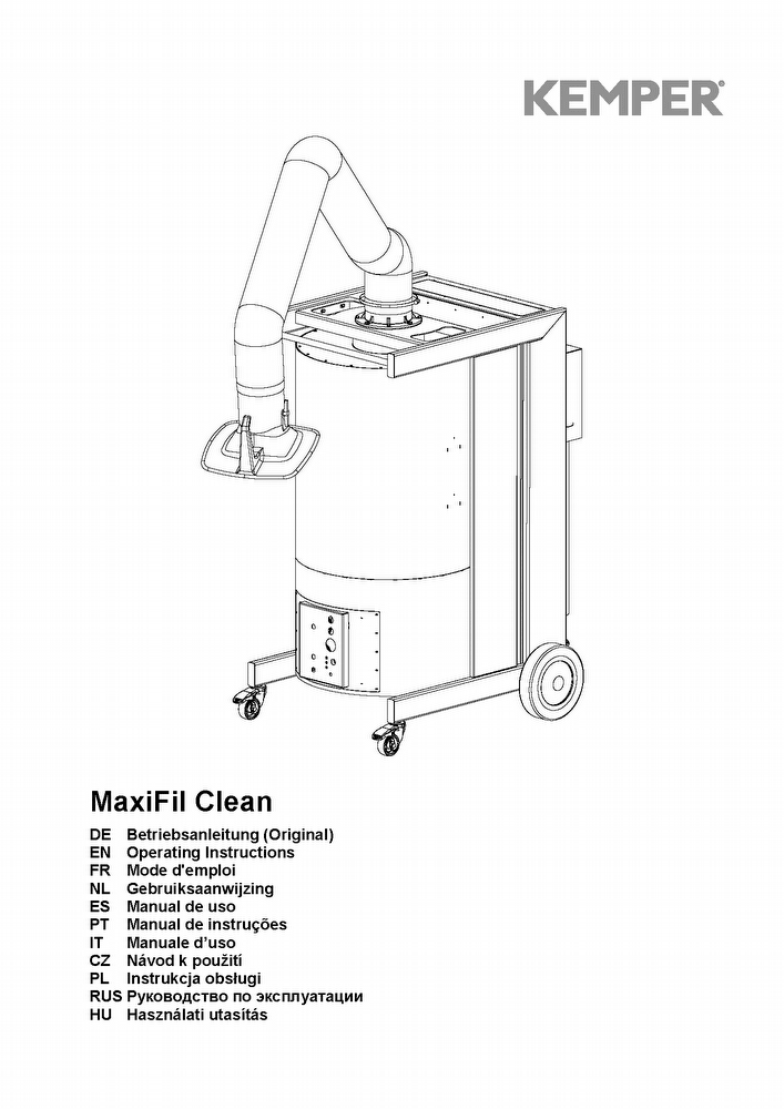KEMPER MaxiFil Clean lasrookfilter 