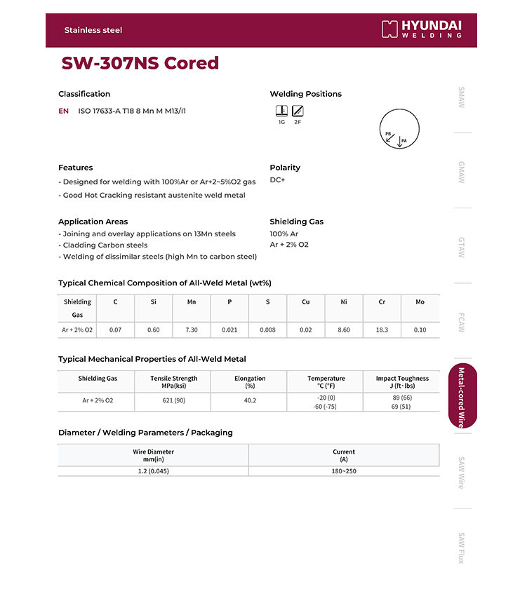 Hyundai SW-307NS Cored