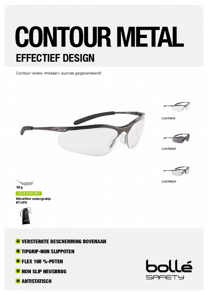 BOLLÉ Safety CONTOUR Metaal