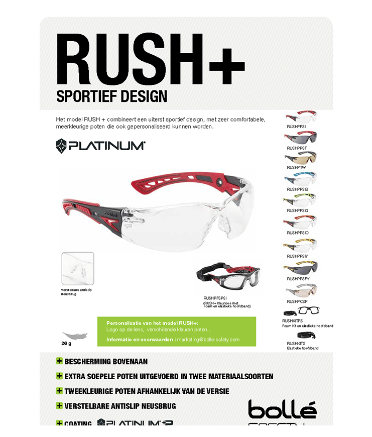 BOLLÉ Safety RUSH+