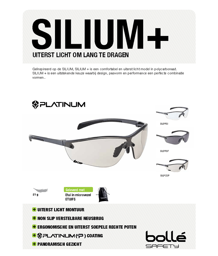 BOLLÉ Safety SILIUM+