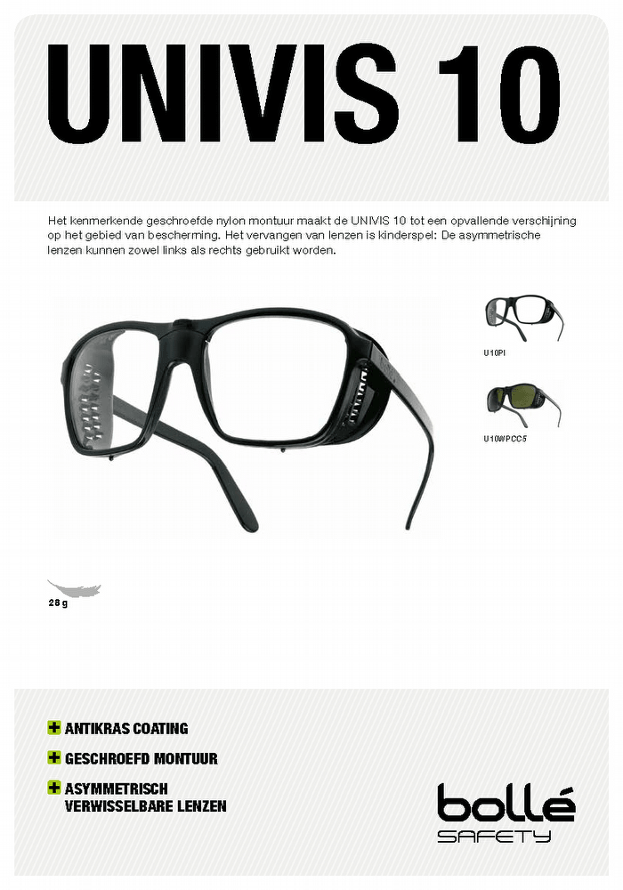 BOLLÉ Safety UNIVIS10