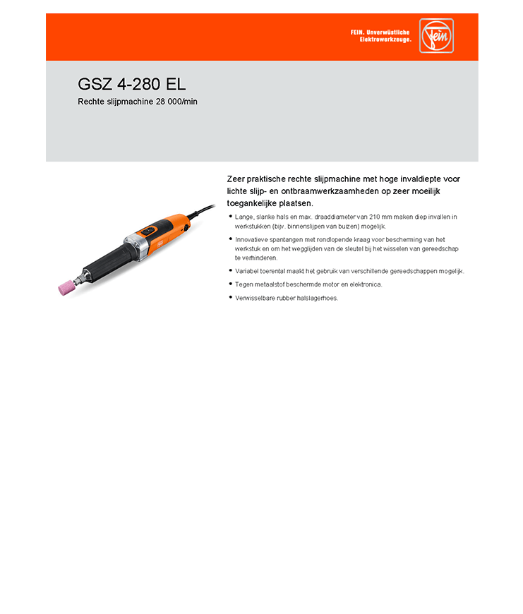 Fein GSZ 4-280 EL