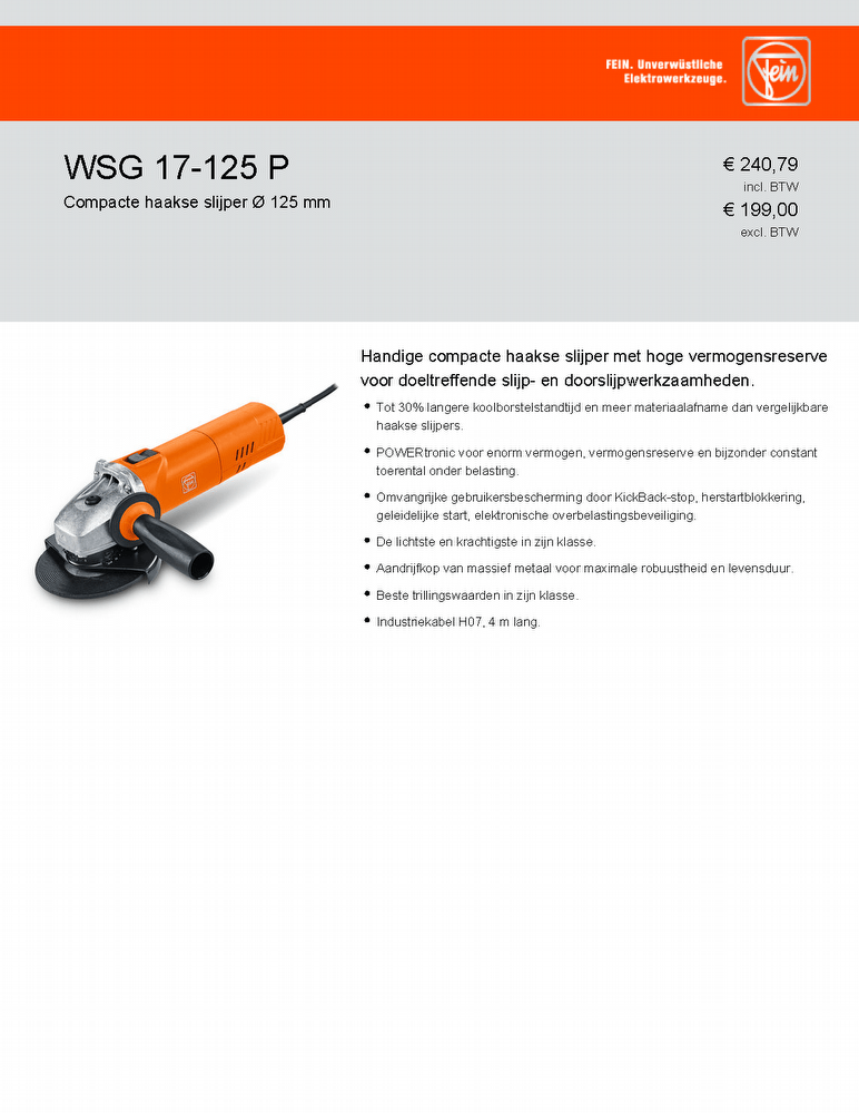 WSG 17-125 P 