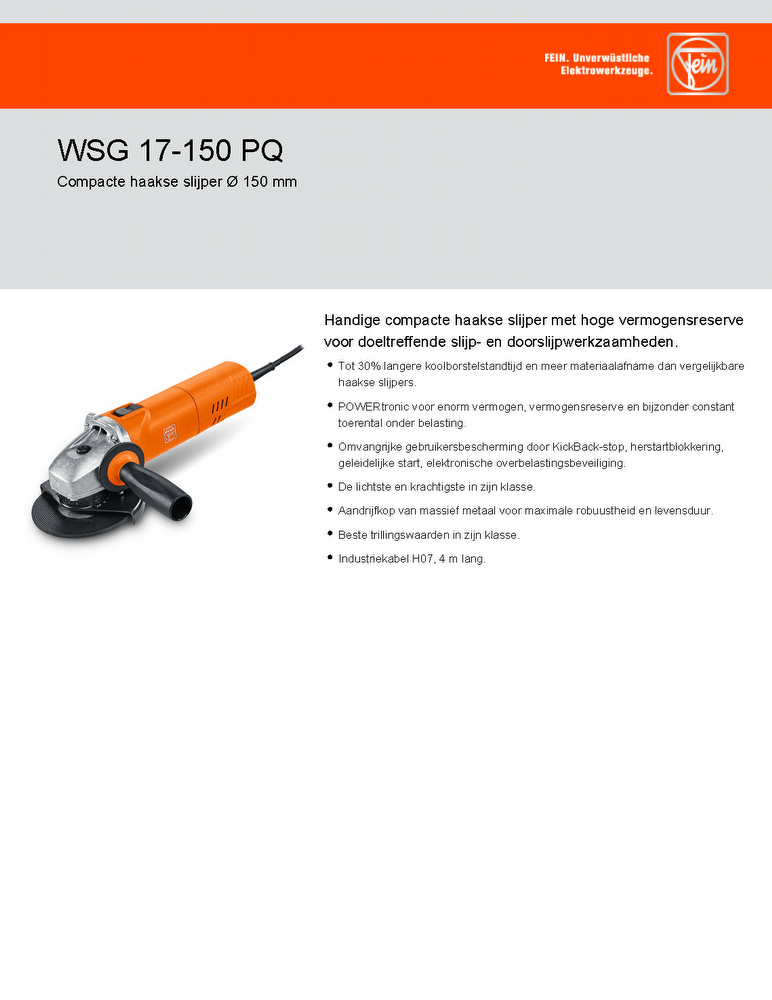 WSG 17-150 PQ 