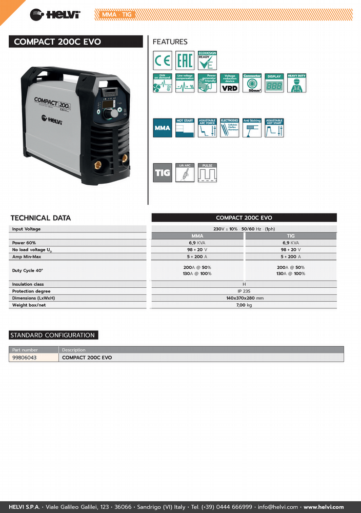 Helvi Compact EVO 200C 