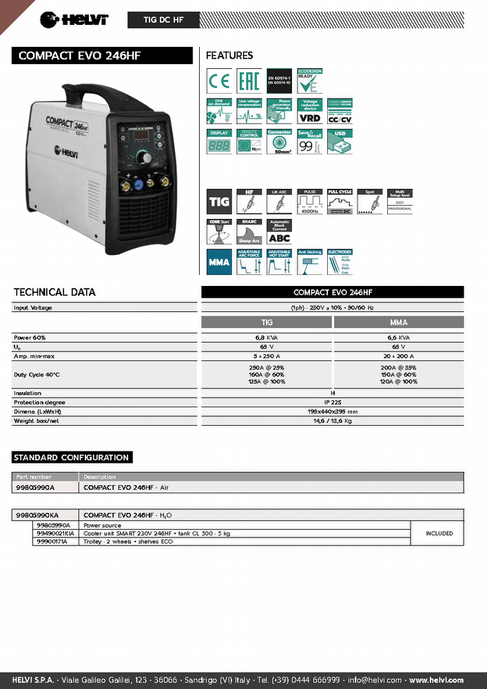 Helvi Compact EVO 246HF 