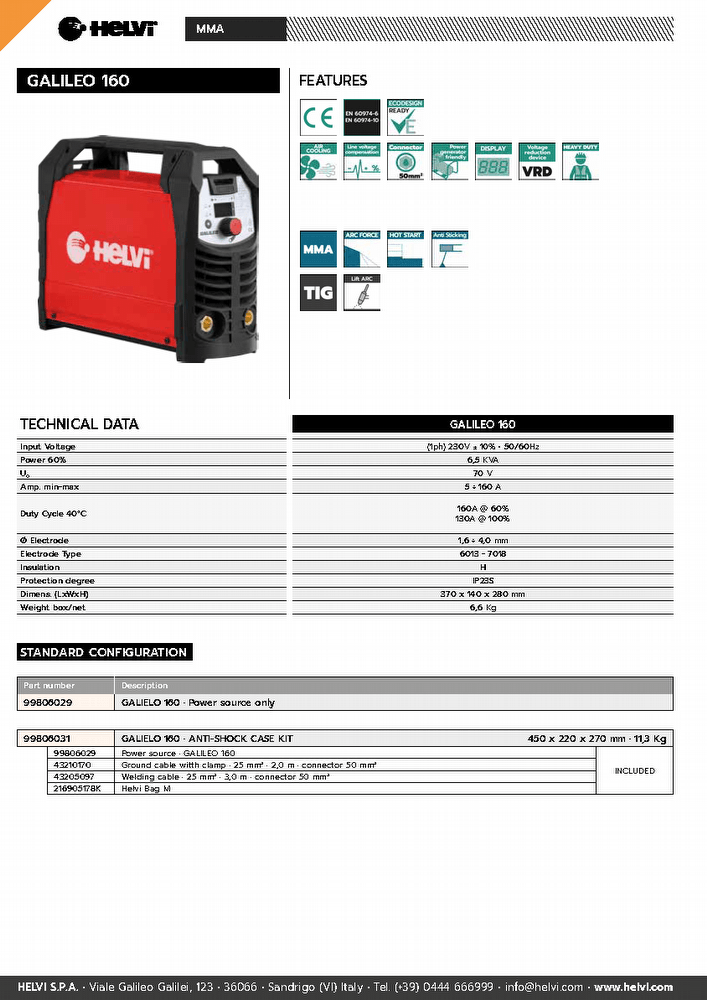Helvi Galileo 160 