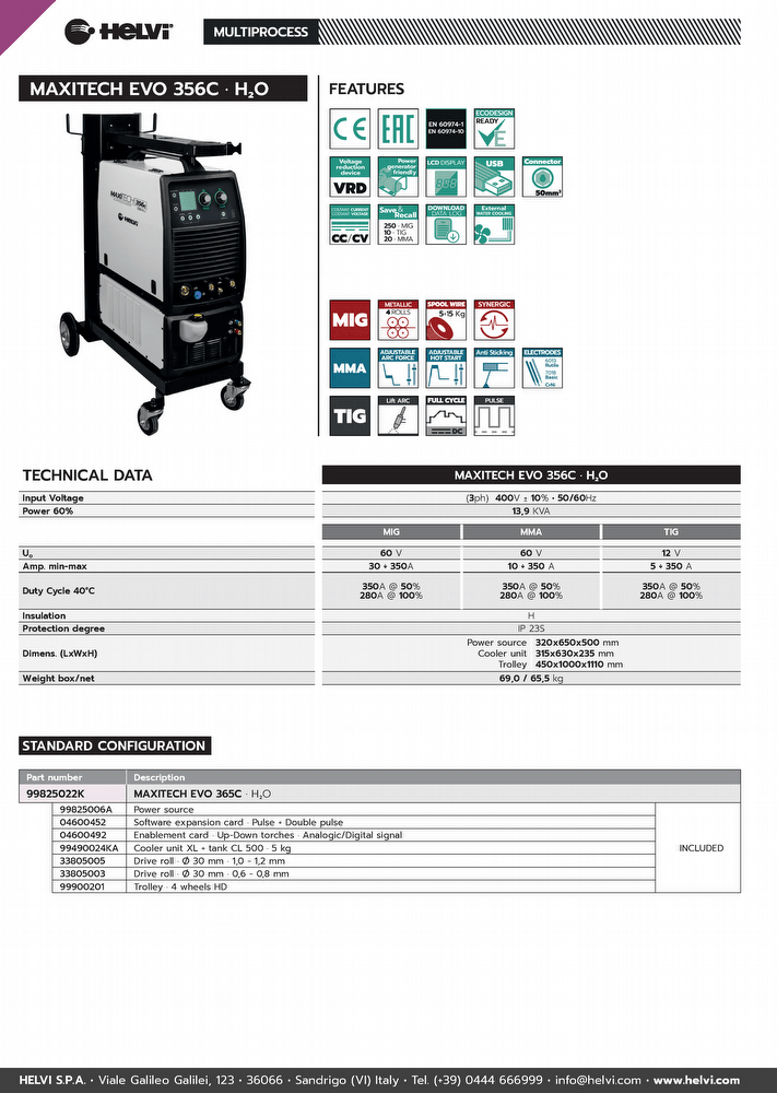 Helvi MAXITECH EVO 356C