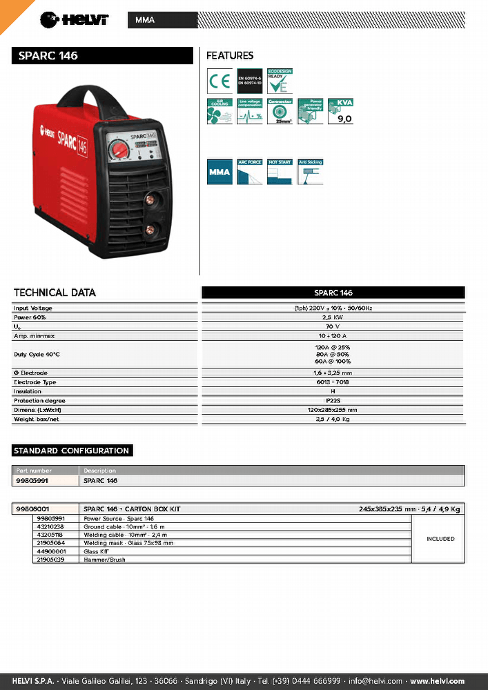 Helvi Sparc 146