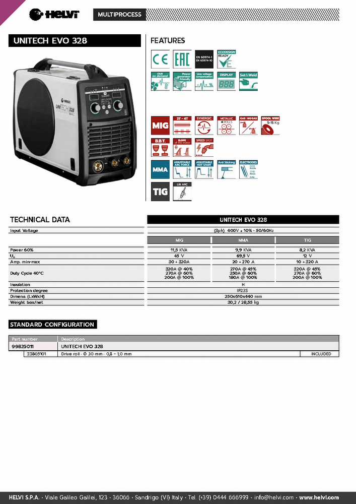 Helvi UniTECh EVO 328