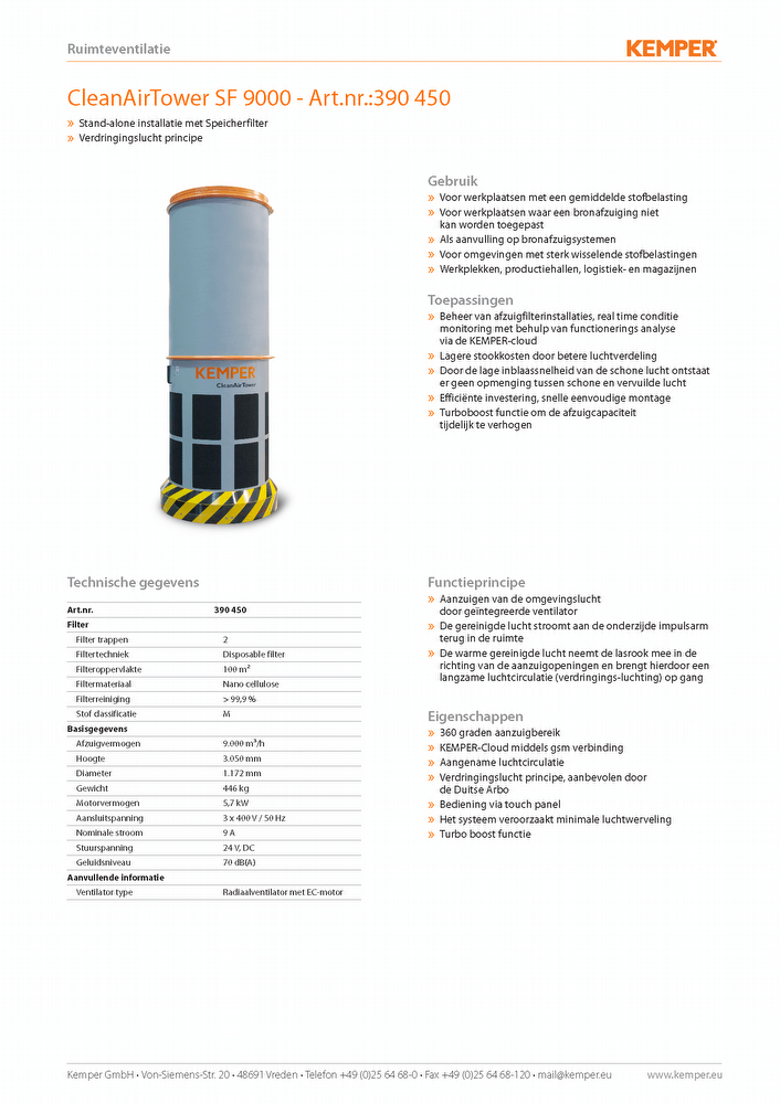 KEMPER CleanAirTower