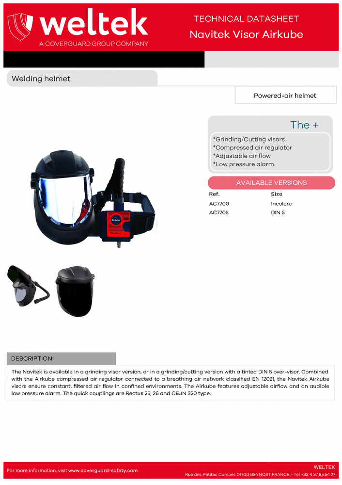 Weltek Navitek Airkube Visor 