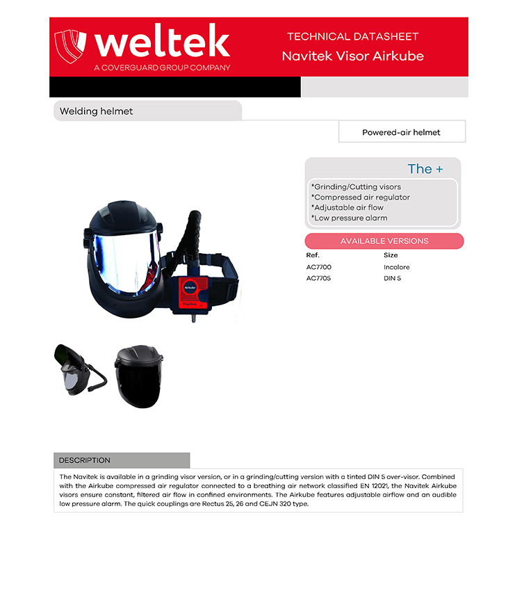 Weltek Navitek Airkube Visor 