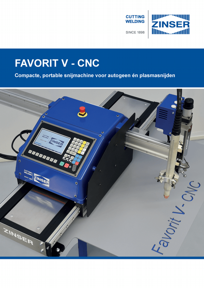 Zinser portable snijmachine Favorit V