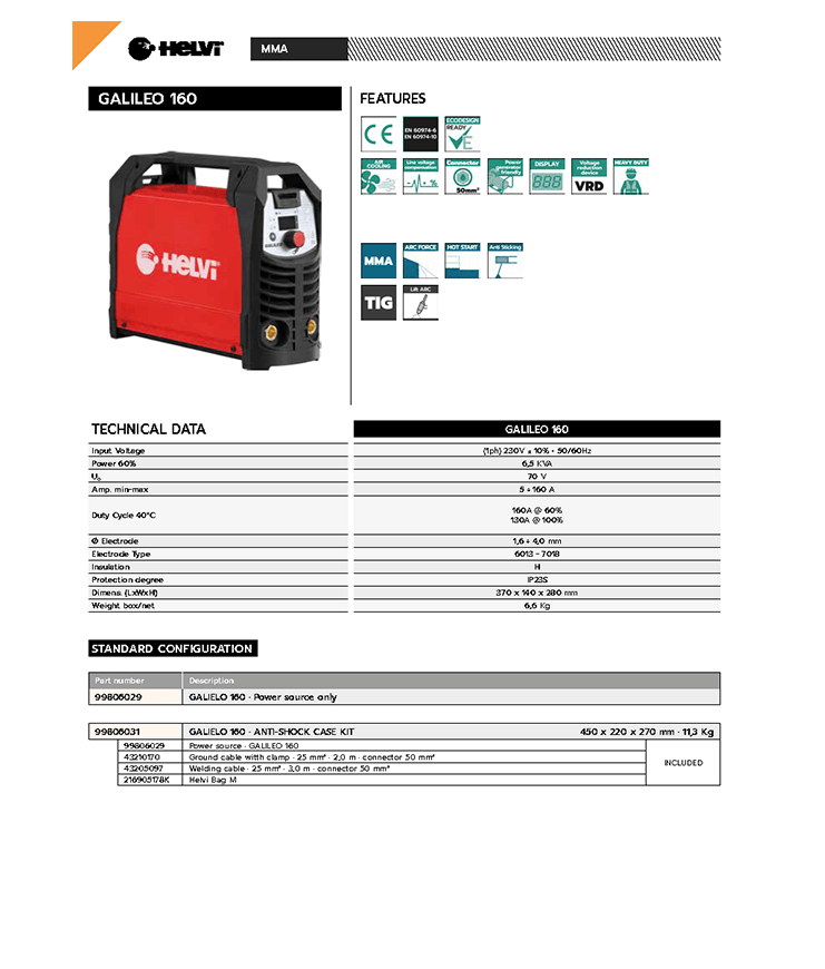 Helvi Galileo 160 
