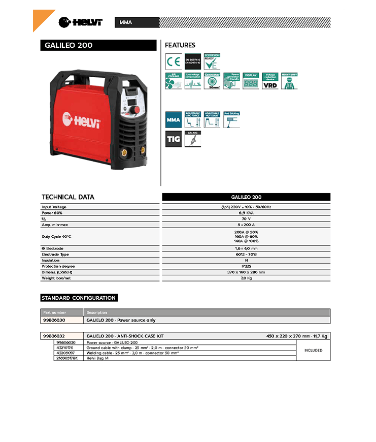 Helvi Galileo 200 