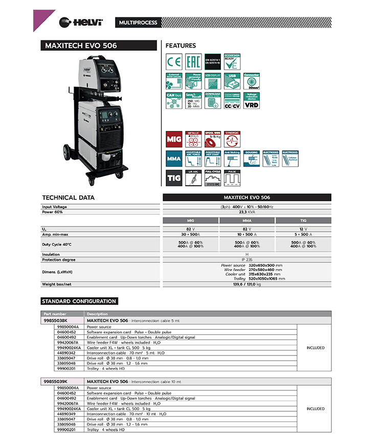 Helvi MAXITECH EVO 506