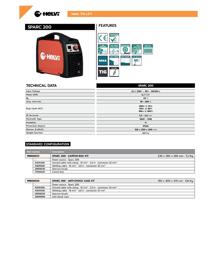 Helvi Sparc 200