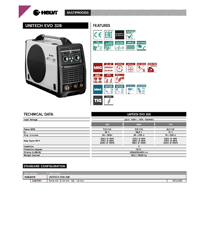 Helvi UniTECH EVO 328
