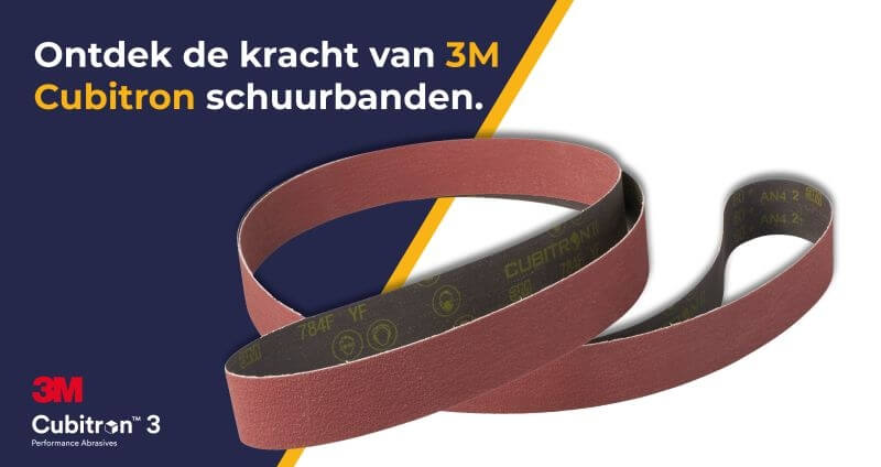 Ontdek de kracht van 3M Cubitron schuurbanden 
