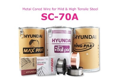 Nieuw: Hyundai Metal Cored Wire SC-70A