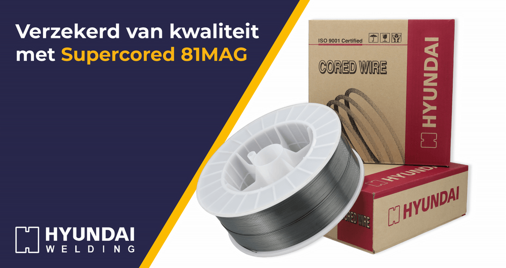 Met lasdraad 81MAG van Hyundai bent u verzekerd van kwaliteit